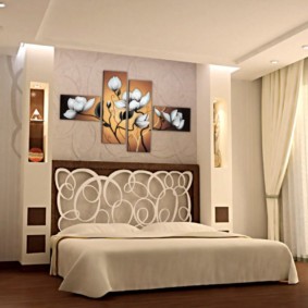 ความคิดโพรง drywall ห้องนอนความคิด