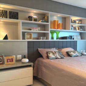 โพรง drywall ในภาพถ่ายประเภทห้องนอน