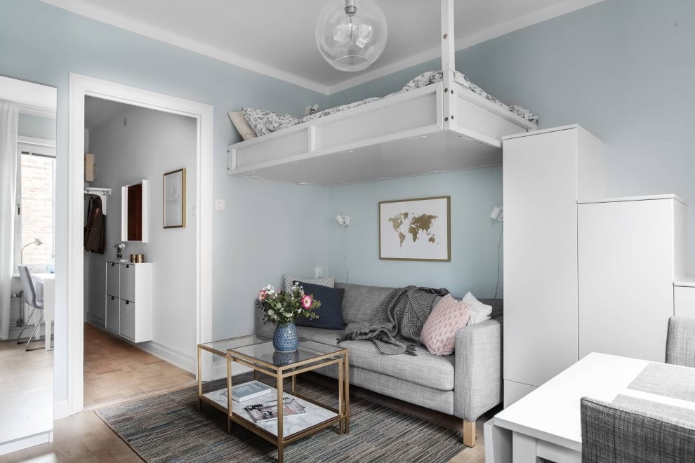 Studio apartment 34 ตร. ม. สไตล์สแกนดิเนเวียน