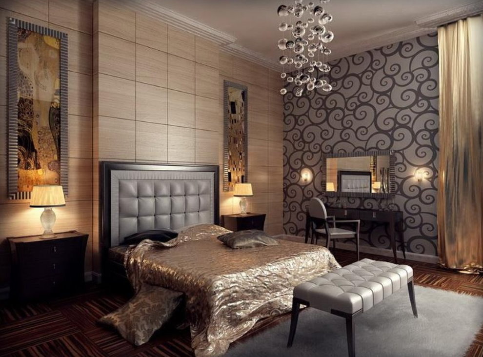 การตกแต่งภายในห้องนอนสไตล์ Art Deco
