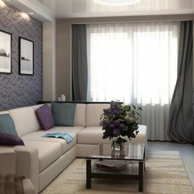 ม่านผ้าใบสีเทา