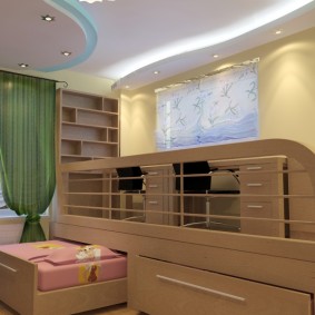 เพดานสูงในห้องเด็ก