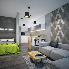 วอลล์เปเปอร์สำหรับห้องนั่งเล่นที่ทันสมัย