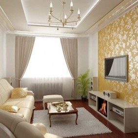 วอลล์เปเปอร์สำหรับสายพันธุ์ภาพห้องนั่งเล่นที่ทันสมัย