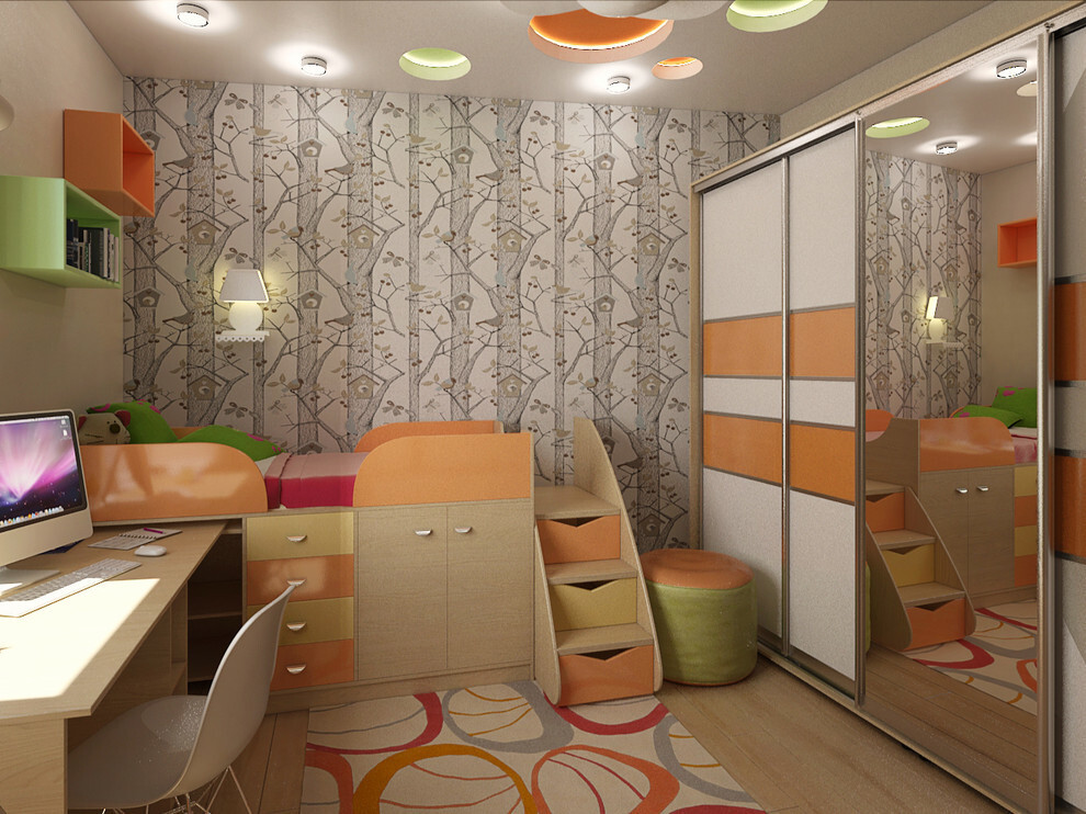 เฟอร์นิเจอร์สำหรับห้องเด็กในบ้านแผง