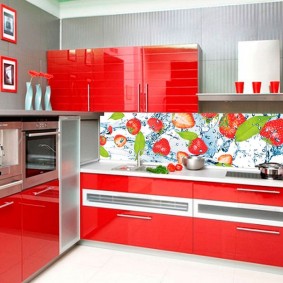 ผ้ากันเปื้อนสำหรับห้องครัวจากการตกแต่งภาพ mdf