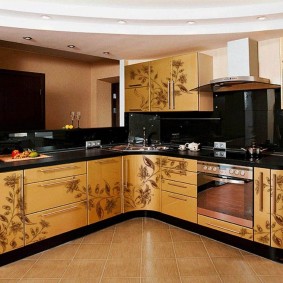 ผ้ากันเปื้อนสำหรับห้องครัวจากแนวคิดการตกแต่งภายใน mdf