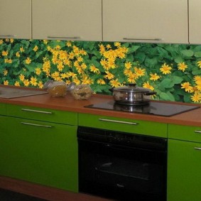 ผ้ากันเปื้อนสำหรับห้องครัวจากการออกแบบภาพ MDF