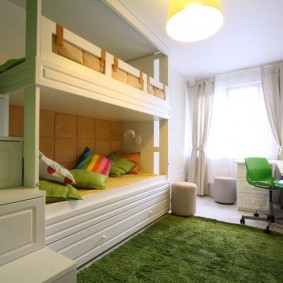การออกแบบที่ทันสมัยของห้องเด็ก 14 ตร.