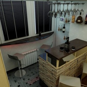 מרפסת מטבח לאחר ההצטרפות למטבח