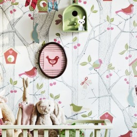 ตกแต่งผนัง Birdhouse ในห้องเด็ก