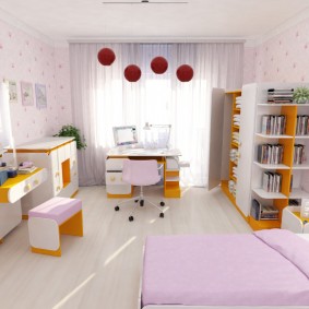 ตั้งอยู่ในภาพถ่ายภายในห้องเด็ก