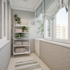 זיגוג של מרפסות ולוג'יאס בתמונה לעיצוב הדירה