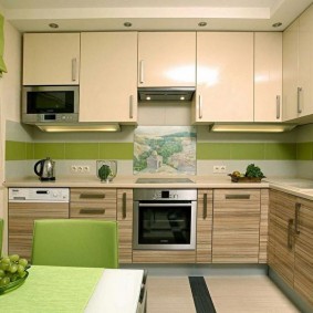 ซ่อมห้องครัวพร้อมพื้นที่ขนาด 9 ตร.ม. ออกแบบรูปถ่าย