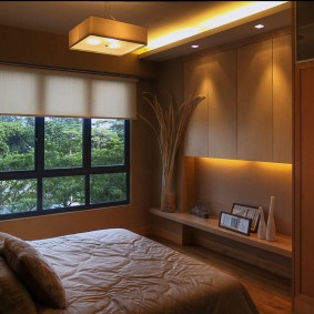 ภาพถ่ายภายในห้องนอนที่ทันสมัย